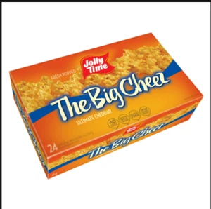 JOLLY TIME The Big Cheez Gourmet Cheddar Cheese Microwave Popcorn 24 Bags,3.5oz - Picture 1 of 3