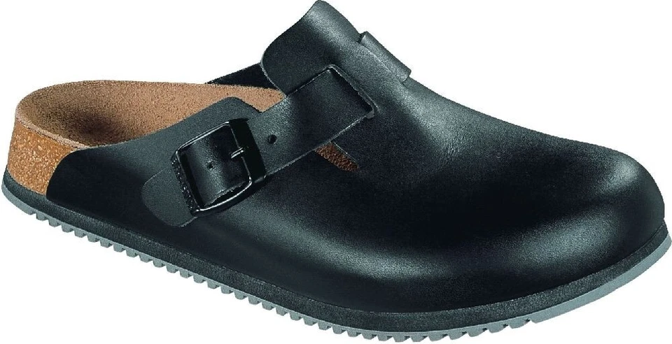 Birkenstock Boston schwarz 060194 SL, Superlaufsohle, normale Weite 41-48 - Bild 1 von 2
