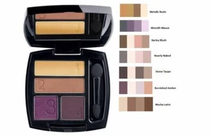 Sombra de ojos Avon color verdadero / desgaste perfecto cuatro tonos nuevo en caja - Imagen 1 de 15