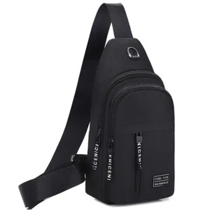 New Men Shoulder Bags Chest Bag Multifuncional Crossbody Bags Travel Sling B BM - Picture 1 of 18