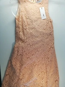 WOMENS RARE LONDON NUDE SIZE 6 LACE DRESS - Picture 1 of 2