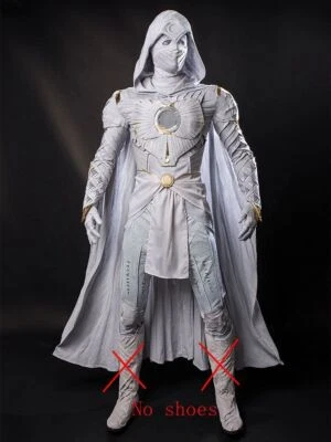 New Moon Knight Marc Spector Cosplay Costume Men Halloween Outfit Accessories - Image 1 of 4