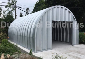 DuroSPAN Steel 32x25x17 Metal Straight Wall Building Shop Garage Factory DiRECT - Picture 1 of 11