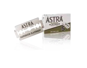 Hojas de afeitar Astra Superior Platinum Double Edge doble cara inoxidables 5 unidades - Imagen 1 de 1