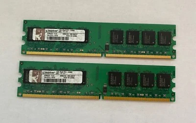 Kingston KPN424-ELG 1GB PC2-5300 DDR2-667MHz non-ECC CL5 240-Pin DIMM Memory - Image 1 of 2