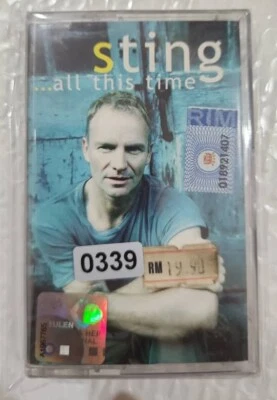 (339) Malaysia Sealed Cassette Tape ~ STING  "...all this time" - Image 1 of 2