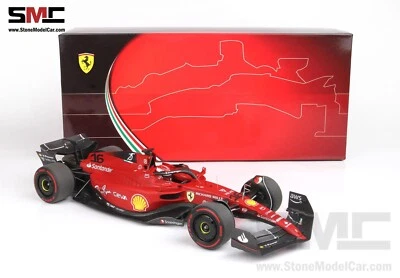 BBR 1:18 Ferrari F1-75 #16 Charles Leclerc Bahrain GP Winner 1st Win of F1 2022 - Image 1 of 4