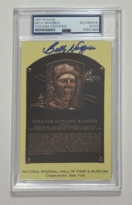 Billy Wagner Autograph Signed Hall Of Fame Plaque Card - PSA/DNA 2 - Picture 1 of 2
