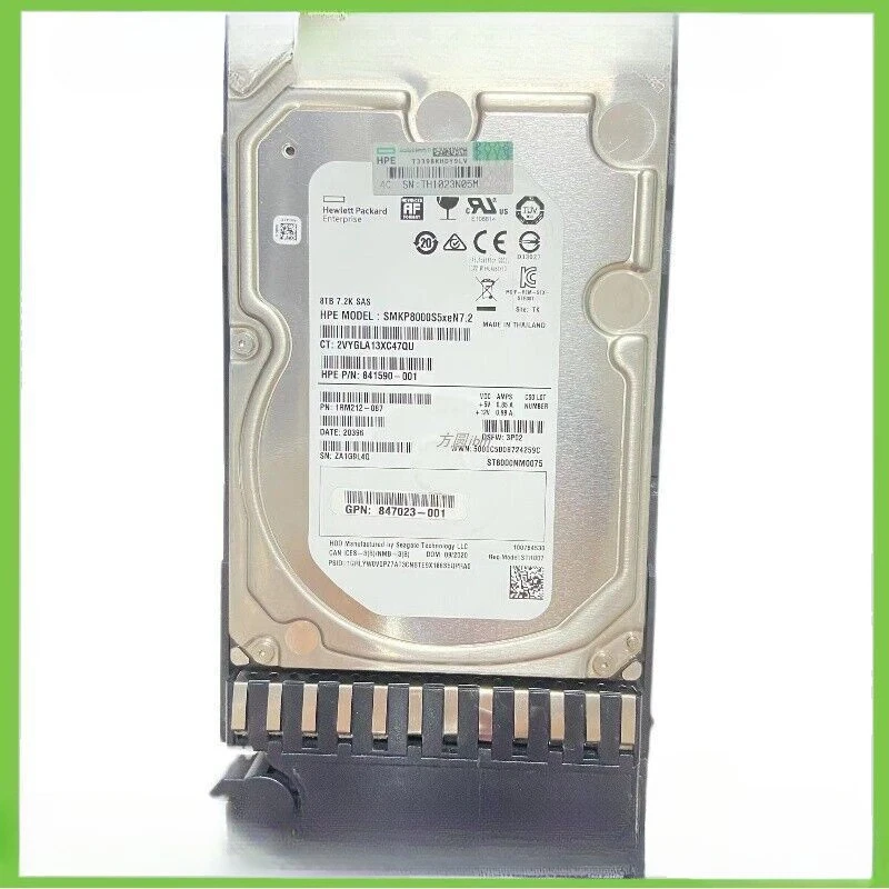 813866-001 NEW HPE MSA M0S90A 3.5" 8TB SAS 12G 7.2K MIDLINE HDD Hard Drive - Image 1 of 1