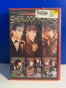 Sherlock Holmes Classics Triple Feature (DVD Set)...........BRAND NEW & SEALED! - Bild 1 von 3