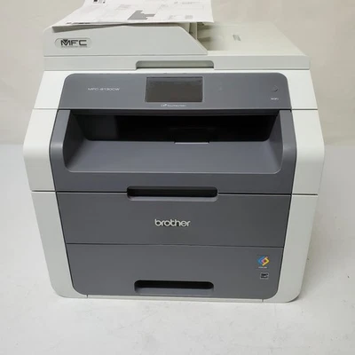 Brother MFC-9130CW Mono Laser Printer 11K Pg Ct All-In-One Wi-Fi Copy Scan Fax - Image 1 of 4
