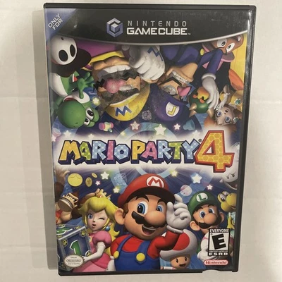 Mario Party 4 Nintendo GameCube CIB Complete w/ Manual & Case (Tested & Working) - Image 1 of 4