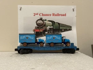 O Scale Trains Lionel unlettered Flat Car w/Mack Truck - Picture 1 of 7