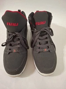 FUBU High Top Athletisch Herren Grau Schnürschuhe Basketball Turnschuhe Größe 13 - Bild 1 von 10