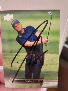 Autograph 2024 Upper Deck #18 Danny Willett Signed Golf Card. Rare - Picture 1 of 4