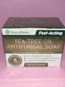 Roycederm Antifungal Antibacterial Tea Tree Soap 4 oz Exp 5/27 - Picture 1 of 2