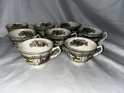 Tazas de café Friendly Village Covered Bridge de Johnson Bros - Ver descripción y fotos Foto 1 de 4