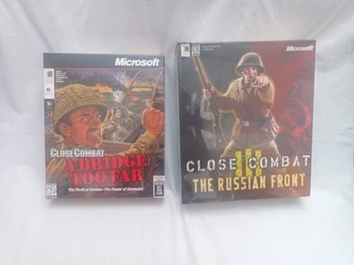 NEW SEALED Close Combat A Bridge Too Far + CC 3 Russian Front PC Big Box Games - Image 1 of 4