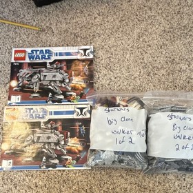 LEGO Star Wars AT-TE Walker 7675 Set with Manuals