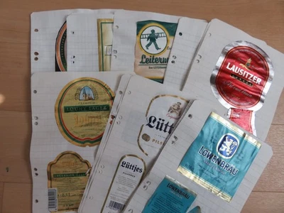 Bieretiketten Sammlung . Deutschland  , viele verschiedene L - Bild 1 von 4