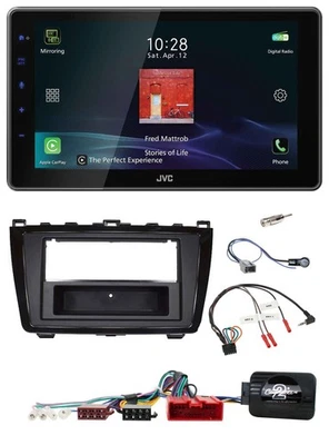 JVC DAB Lenkrad Bluetooth USB Autoradio für Mazda 6 2010-2012 klavierlack - Bild 1 von 4