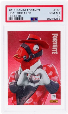 2019 Panini Fortnite Heartbreaker Holofoil #188 PSA 10 - Image 1 of 2