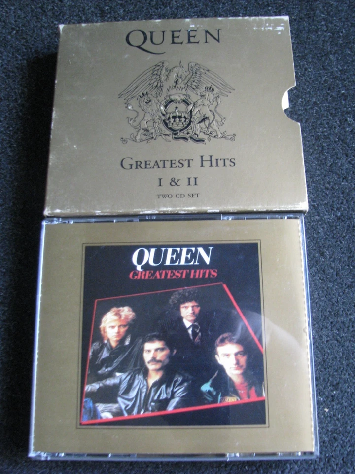 Queen-Greatest Hits I & II CD-2 CD Box-1994 Austria-Parlophone-7243 8 31264/5 2 - Bild 1 von 4