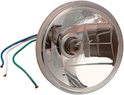 Drag Specialties 12v Incandescent 4-1/2" Diamond Motorcycle Driving Spotlight - Image 1 of 2