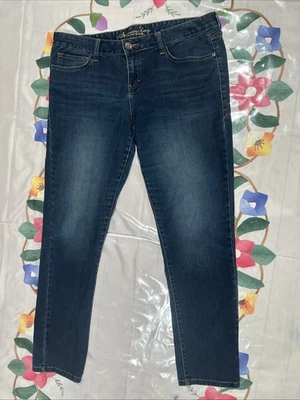 Pantalones de mezclilla elásticos American Rag para mujer 15 lavado desgastado Foto 1 de 2