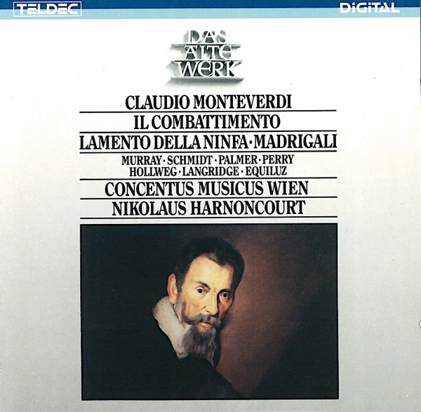 Claudio Monteverdi Ann Murray Il Combattimento Lamento Della Teldec 8.43054 CD - Image 1 of 1