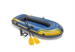 Challenger 2 Schlauchboot Blau/Gelb 236 x 114 x 41 cm 1 Stück - Foto 1 di 24