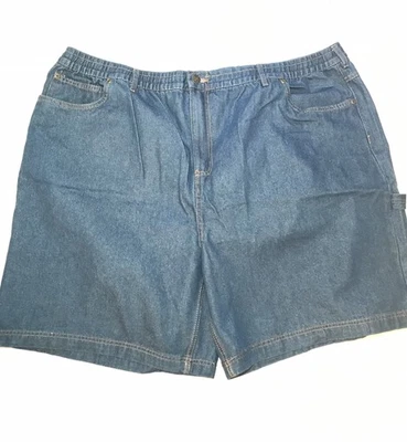 Haband Casual Joe Denim Blue Jean  Shorts Mens 54 X 9 Carpentar Outdoor Walking - Image 1 of 4