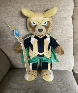 Build A Bear Marvel Avengers Loki Plush Soft Toy With Scepter - Picture 1 of 8
