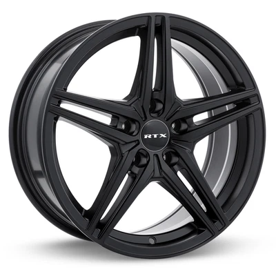 1 New 15x6.5 RTX Bern Satin Black 5x114.3 5x4.5 ET40 wheel rim - Image 1 of 4
