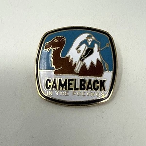 Vintage Camelback In The Poconos Ski Skifahren Pin - Pennsylvania Travel Pin - Bild 1 von 3
