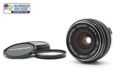 [N MINT w/ 2Cap] Olympus OM-System G. Zuiko Auto-W 28mm f/3.5 MF Lens From JAPAN - Image 1 of 4