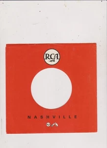 NASHVILLE RCA  45 RPM COMPANY SLEEVE #2 FREE SHIPPING IN U S - Picture 1 of 1