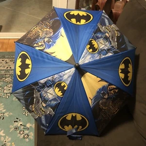Vintage DC Comics Batman Kids Umbrella for Children 26” Across, 20” Long - Picture 1 of 10