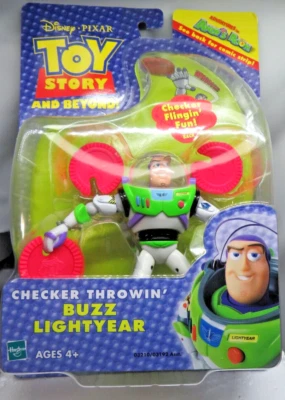 Figura Hasbro Toy Story And Beyond Checker Throwin Buzz Lightyear Nueva en Paquete Foto 1 de 4