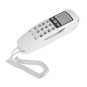 TELEFONO FISSO TASTI GRANDI TAVOLO DISPLAY DA MURO CASA HOTEL Telefono con Filo - Foto 1 di 11