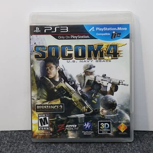 SOCOM 4: U.S. Navy SEALs (Sony PlayStation 3, PS3) CIB Tested and working - Picture 1 of 4