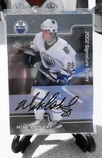 2001-02 In the Game Be A Player 2002 Signature Series Auto #038 Mike Comrie