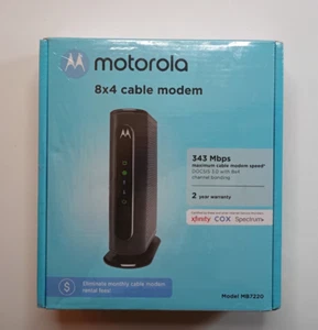 NEW/SEALED! Motorola MB7220 8x4 Cable Modem - Picture 1 of 5