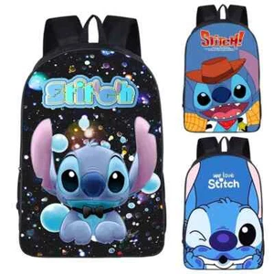 lilo Stitch Backpack Schoolbag Travel School Holiday backpack shoulder bag new - Picture 1 of 43