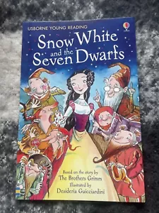 NEW, BROTHERS GRIMM, USBORNE YOUNG READING, SNOW WHITE AND THE SEVEN DWARFS - Picture 1 of 2