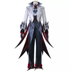 Genshin Impact Arlecchino Disfraz Trajes Halloween Juego de rol Accesorios Nuevo - Imagen 1 de 13