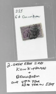 Scott #235 6 Cent Kolumbianer kostenloser Versand USA - Bild 1 von 2