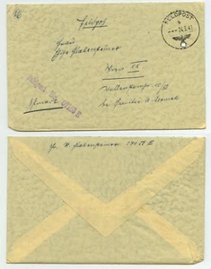 81474 - Feldpostbrief - 24.3.1941 nach Wien - mit Inhalt - Picture 1 of 3