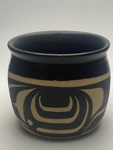 Northwest Coast Indigenous Arist Signed Judy Cranmer Haida Pottery (B) - Picture 1 of 5
