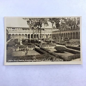 RPPC - John & Mable Ringling Museum of Art - Sarasota FL - Florida Postcard - Picture 1 of 2